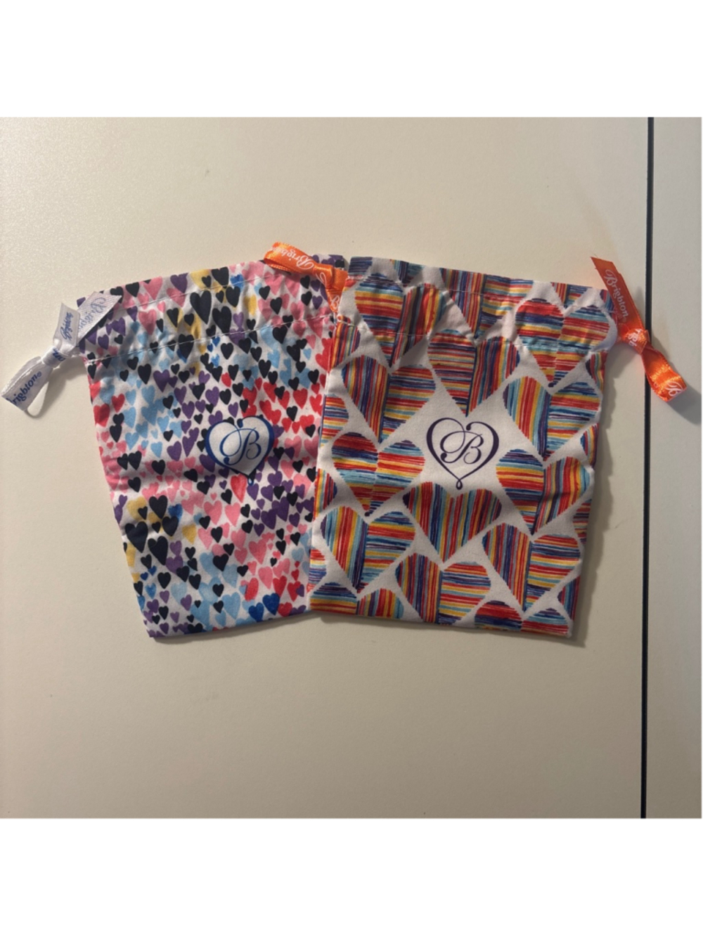 Bundle of Two (2) Brighton Jewelry Bags - Size Listed in Pictures